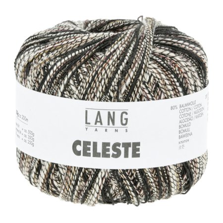 LANG YARNS Celeste, 04 черно-коричневый