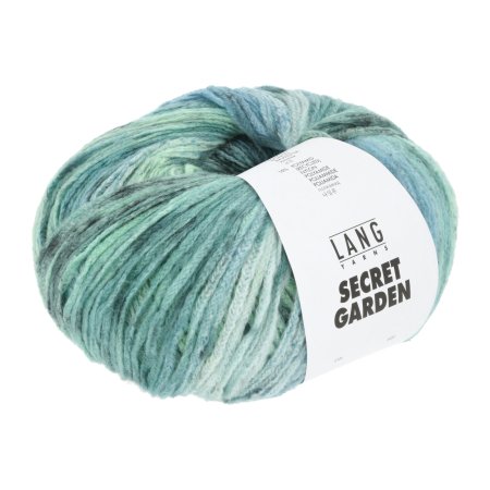 LANG YARNS Secret Garden, 008 бирюзово-синий